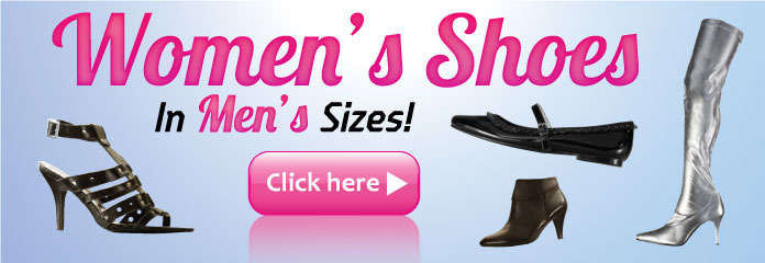 Womens Shoes in Mens Sizes