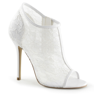 PL-Amuse 56 Lace And Mesh Booty Pump