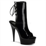 PL-Delight 1018 Lace Back 6" Platform Calf Boot