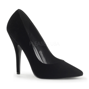 PL-Seduce 420 Black Velvet Pump